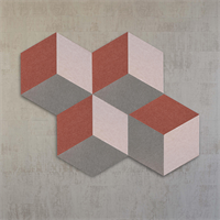 Cubism Väggabsorbent Lava