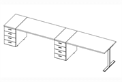 Quadrio Tube Tube Pedestal 2VS