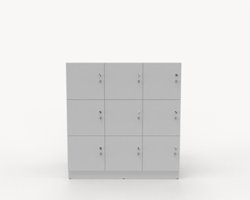 Personlig förvaring djup 60 cm för 6-12 fack 9 fack