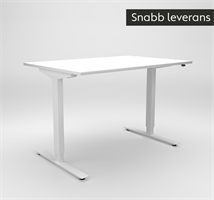 Höj och sänkbart skrivbord Höj och sänkbart skrivbord 160x70 cm, vitt