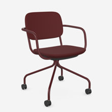 Normo med armstöd Mörkröd, Xtreme vinröd