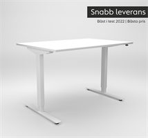 Höj och sänkbart skrivbord Höj och sänkbart skrivbord 140x70 cm, vitt
